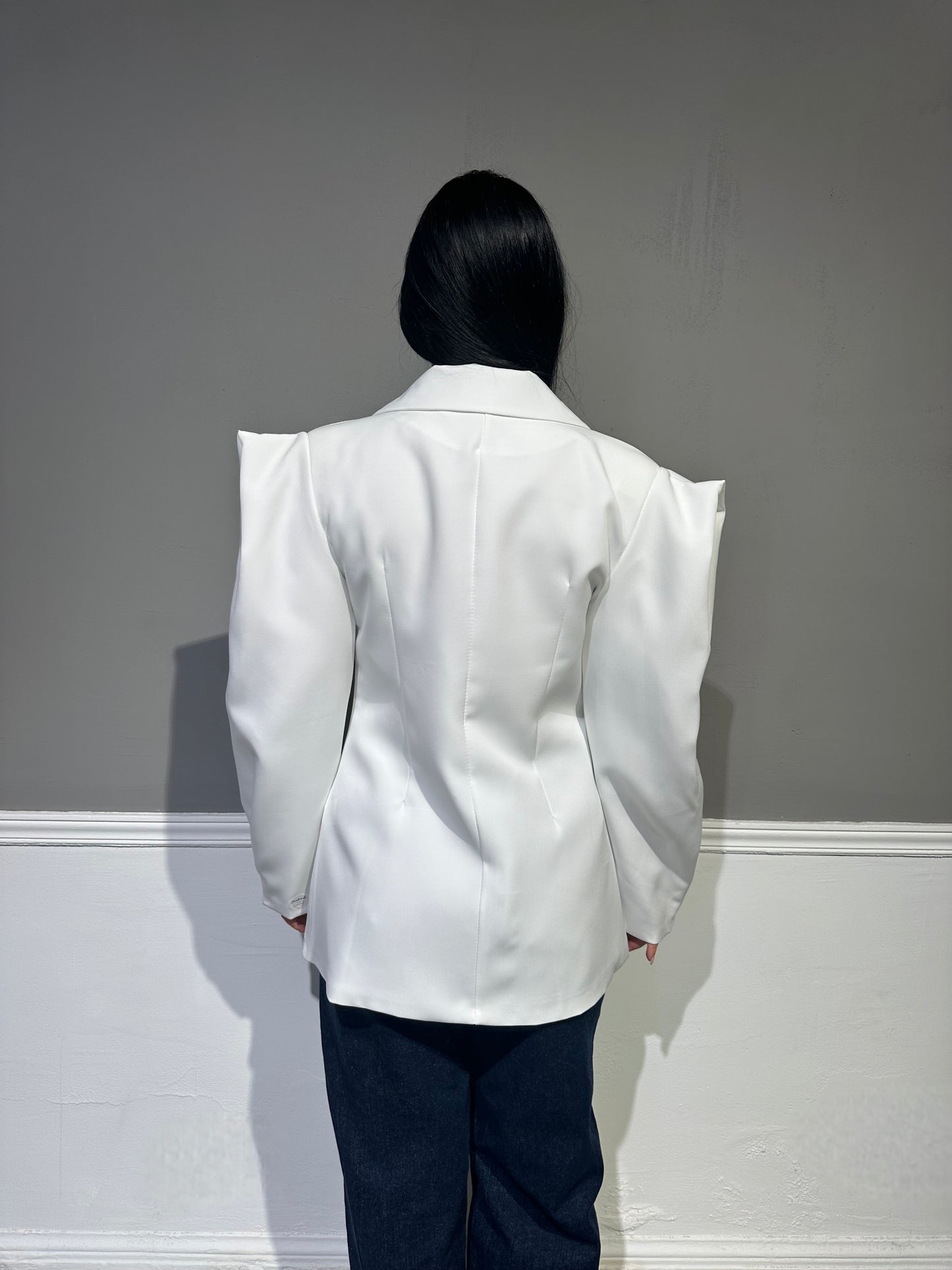 Blazer Piuma White