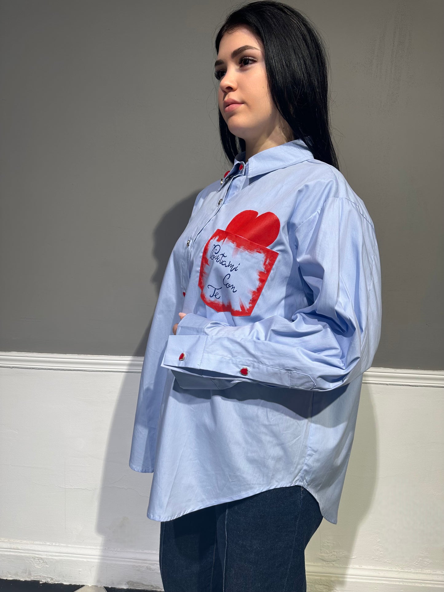 Camicia Red Hearts