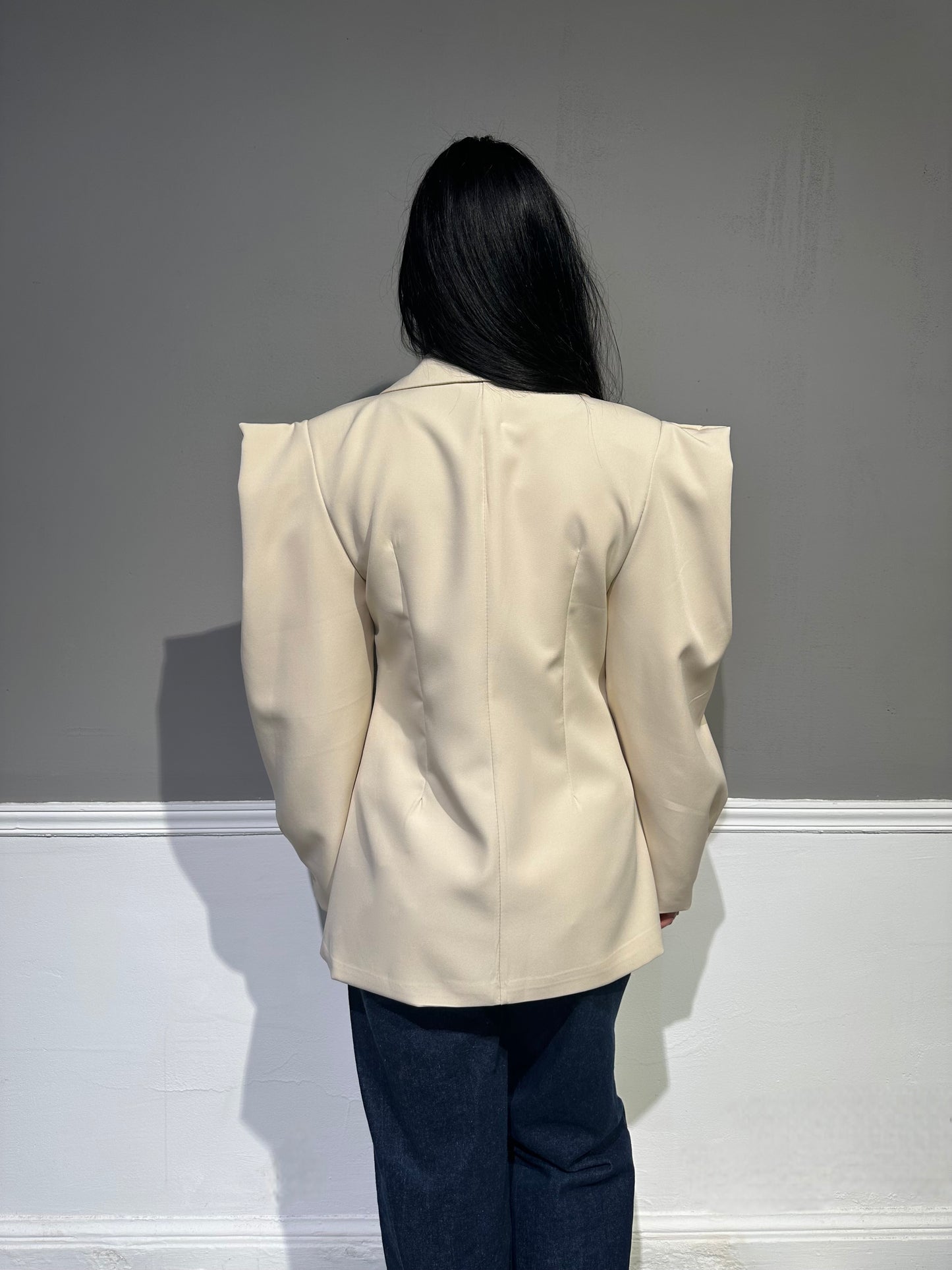 Blazer Teddy Beige